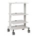 Eaton Tripp Lite Series Mobile Workstation with Adjustable Shelves, Locking Casters, TAA