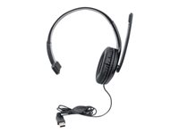 Manhattan Mono Over-Ear Headset (USB) (Clearance Pricing), Microphone Boom (padded), Retail Box Packaging, Adjustable Headban