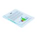 FELLOWES Biding Clip Sky Blue Pack Of 20