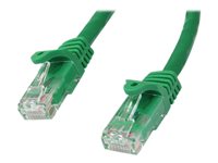 StarTech.com 2m CAT6  Cable - Green Snagless  CAT 6 Wire - 100W  RJ45 UTP 650MHz Category 6 Network Patch Cord UL/TIA (N6PATC2MGN) CAT 6 Ikke afskærmet parsnoet (UTP) 2m Patchkabel Grøn