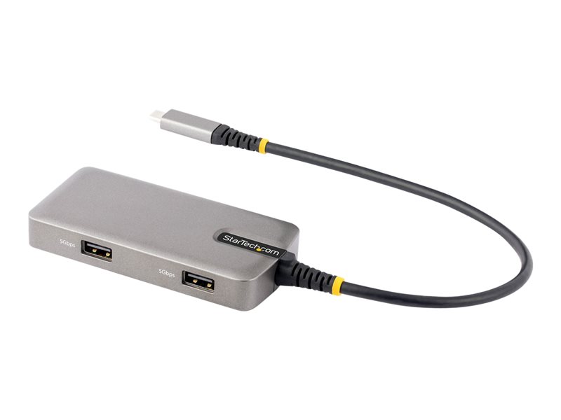 StarTech.com 109B-USBC-HDMI  StarTech.com Adaptateur USB-C vers Double HDMI  - USB-C ou A vers 2x HDMI - 4K 60Hz - 100W Power Delivery Pass-Through -  Adaptateur Vidéo avec Câble Intégré de 30cm 