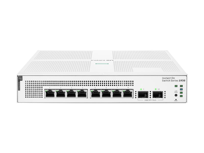 HPE NW IOn 1930 Switch 8G 2SFP 124W