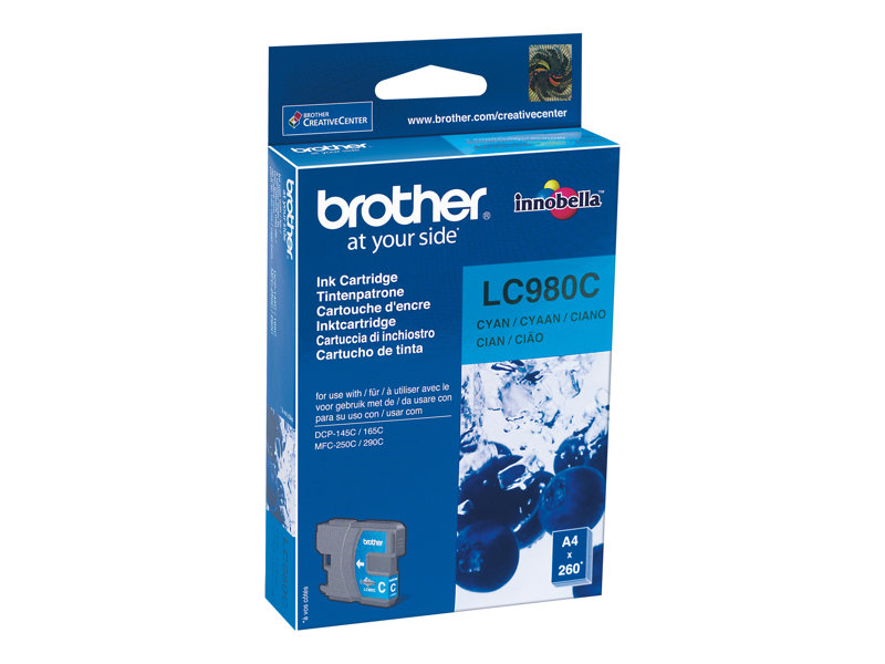 BROTHER CARTOUCHE ENCRE CYAN (3