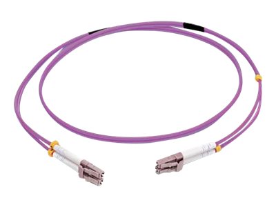 C2G 7m LC/LC OM4 LSZH Fibre Patch - Purple - patch kabel - 7 m - 7 m - purpurová