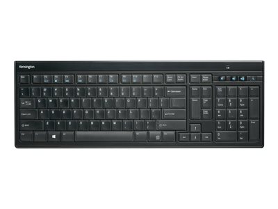 Kensington SlimType Wireless Keyboard Keyboard wireless 2.4 GHz US black