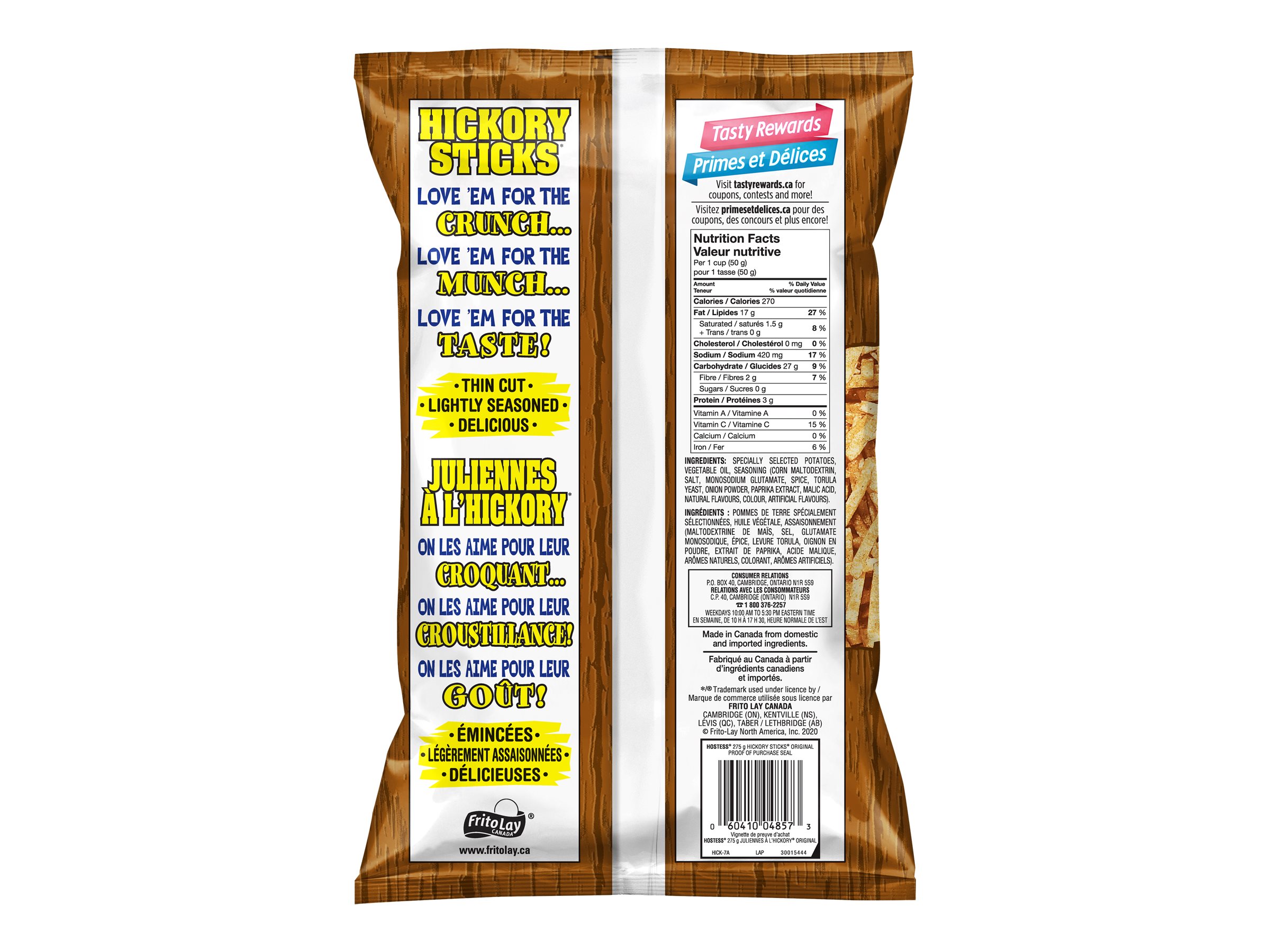 Hostess Hickory Sticks - Original - 275g