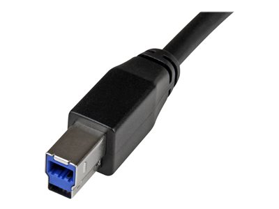 StarTech.com 30ft USB 3.0 USB-A to USB-B Cable - M/M - Active - USB Type-A to USB Type-B Cable - USB 3.1 Gen 1 (5 Gbps) Cable (USB3SAB10M)