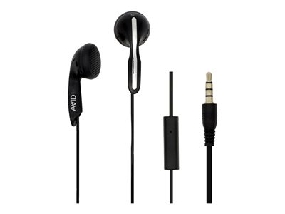 AVID AE-1M Earphones with mic ear-bud wired 3.5 mm jack