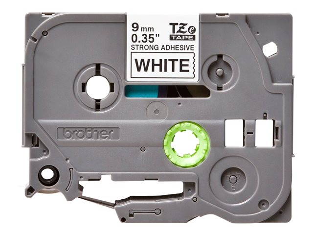 TZE-S221 LAMINATED TAPE 9MM 8M BLACK ON WHITE