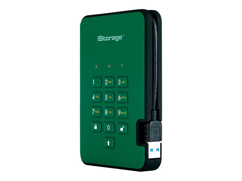 iStorage diskAshur - SSD - 1 To - USB 3.2 - Conformit TAA