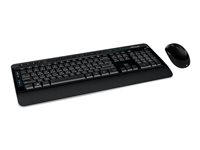 Microsoft Wireless Desktop 3050 Tastatur og mus-sæt Trådløs Dansk/Finsk/Norsk/Svensk