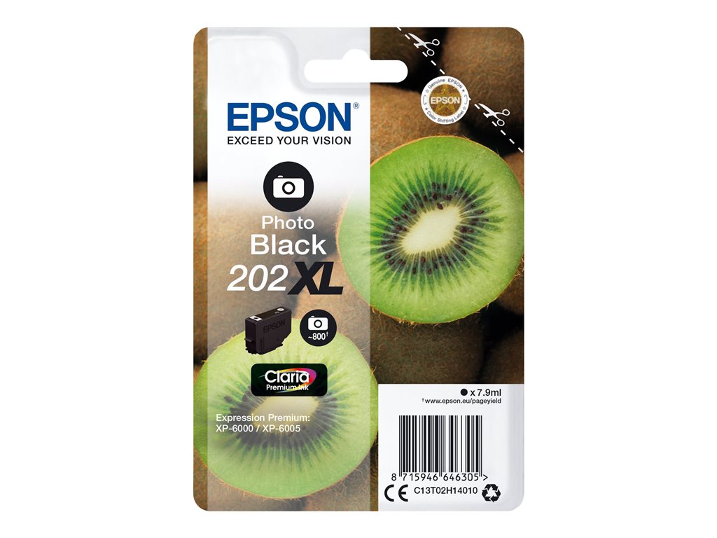 EPSON 5LB Singlepack Photo Black 202XL