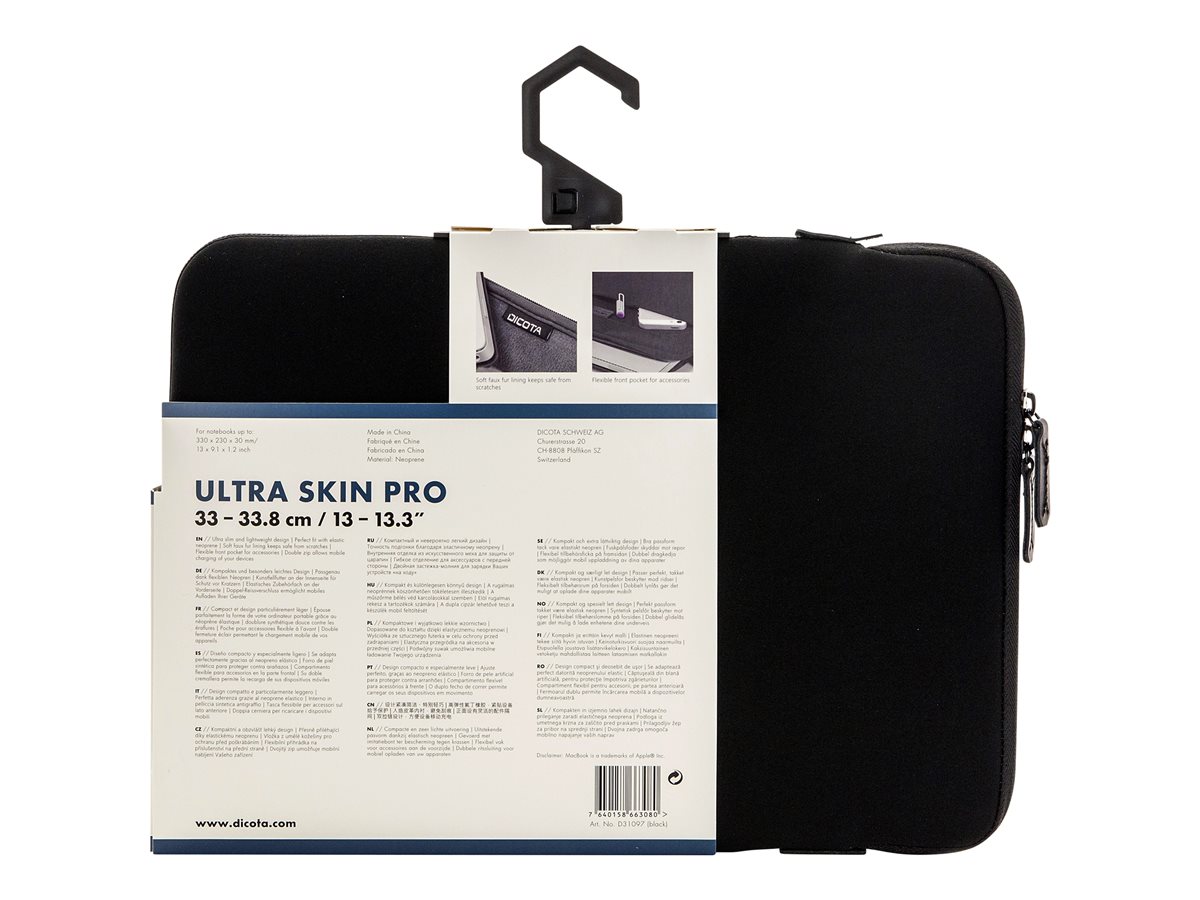 DICOTA Ultra Skin PRO Laptop Sleeve 13.3" - pouzdro na notebook – foto 6