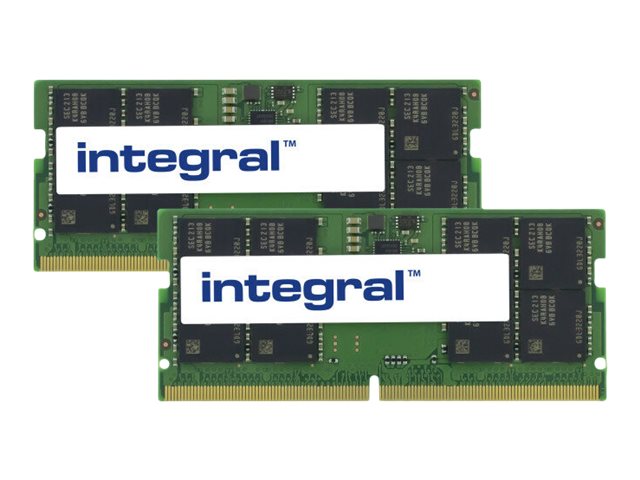 Integral Ddr5 Kit 32 Gb 2 X 16 Gb So Dimm 262 Pin 4800 Mhz Pc5 38400 Unbuffered