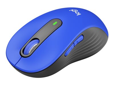 Logitech Signature M650 L - mouse - full size - Bluetooth, 2.4 GHz -  classic blue