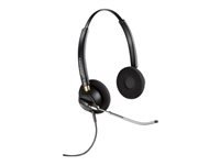 Poly EncorePro 520V - EncorePro 500 series - headset - on-ear - wired - Quick Disconnect - black - Certified for Skype for Business