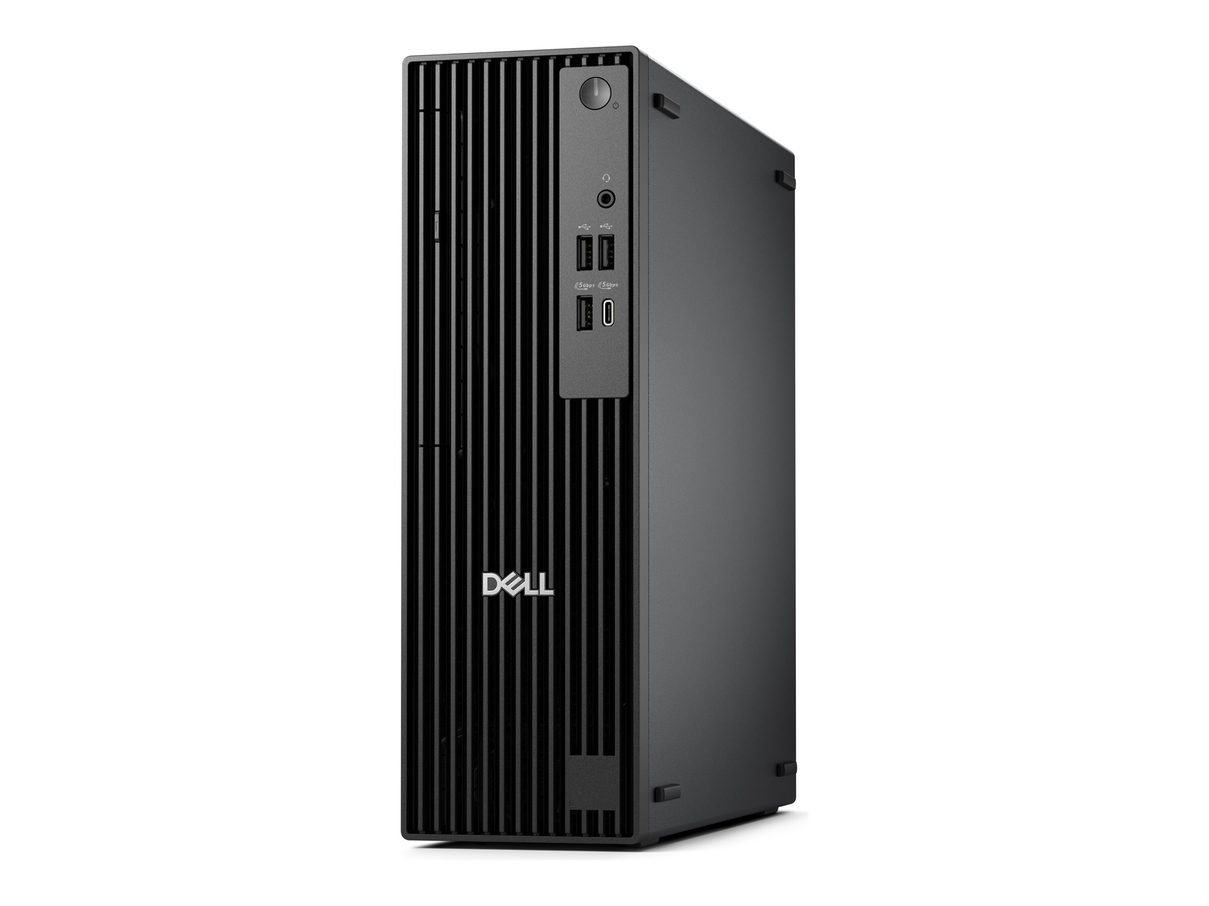Dell Pro Slim QCS1255 slim desktop AI Ready Ryzen 7 8700G 16 GB SSD 512 Usage / lifestyle Left-angle 72755