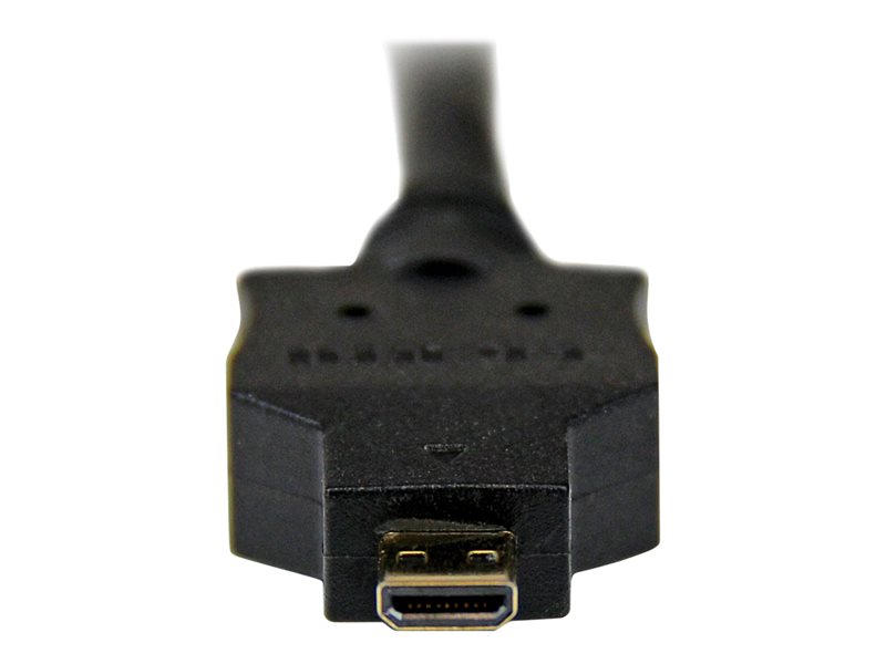 StarTech .com Câble Adaptateur Micro HDMI® vers DVI-D M/M pour Tablet et Smartphone, 1x Micro HDMI (Type D) Mâle, 1x DVI-D (18+1) Mâle