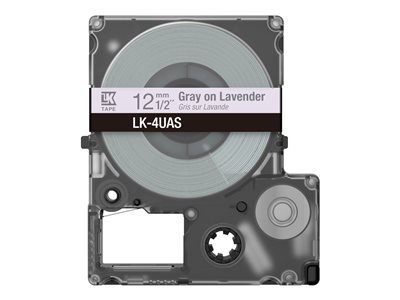 EPSON Colour Tape Lavender/Grey 12mm 8m