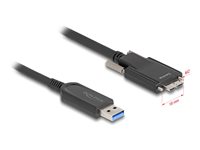 DeLOCK USB 2.0 USB Type-C kabel 15m Sort