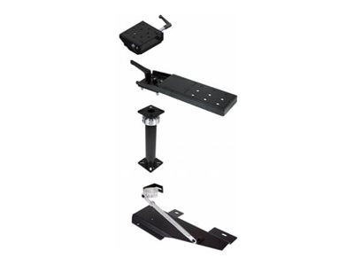 Havis Standard - Mounting kit (tilt/swivel motion device, top offset platform, telescopic pole, heavy duty pole without height adjust handle, stability support arm)