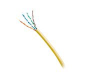 C2G 1000ft (304.8m) TAA-Complaint Cat6 Bulk Unshielded (UTP) Ethernet Network Cable with Solid Conductors-Riser CMR-Rated - Yellow