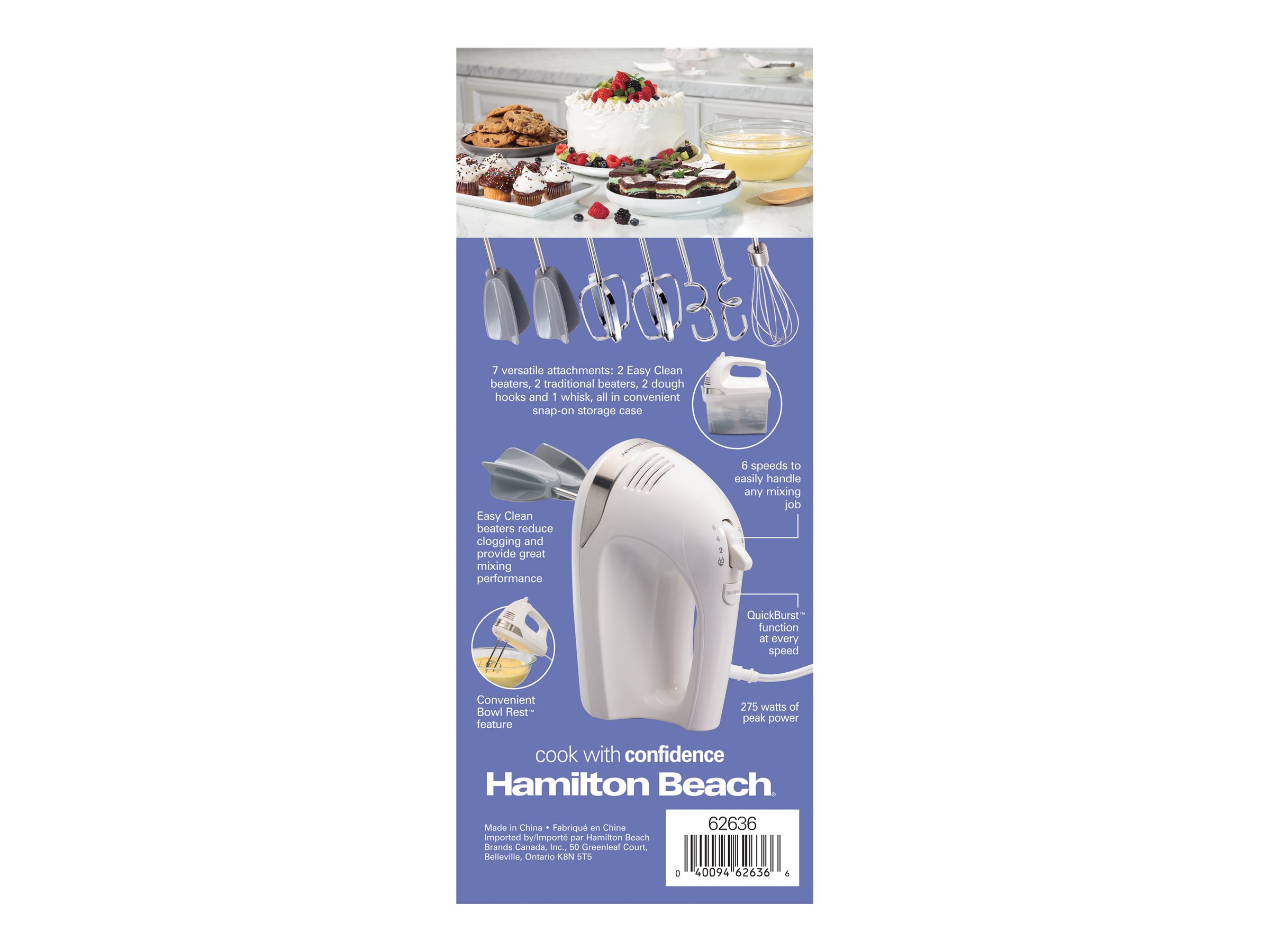 Hamilton Beach Hand Mixer - White - 62636