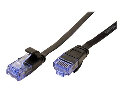 7611990145454 - 21990825 - Cat6a Flachkabel UTP schwarz 5 m