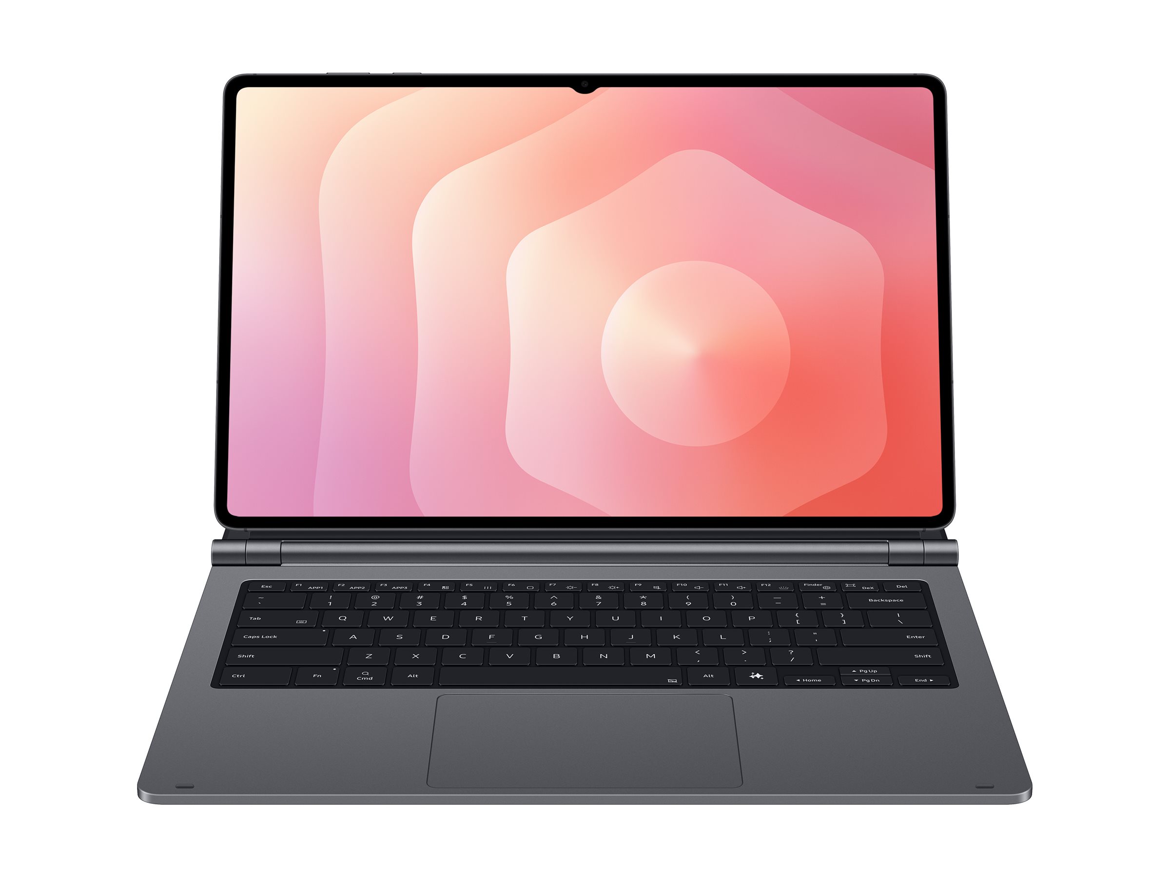 Samsung EF-DX935 keyboard with trackpad grey Input Product shot Back 79000