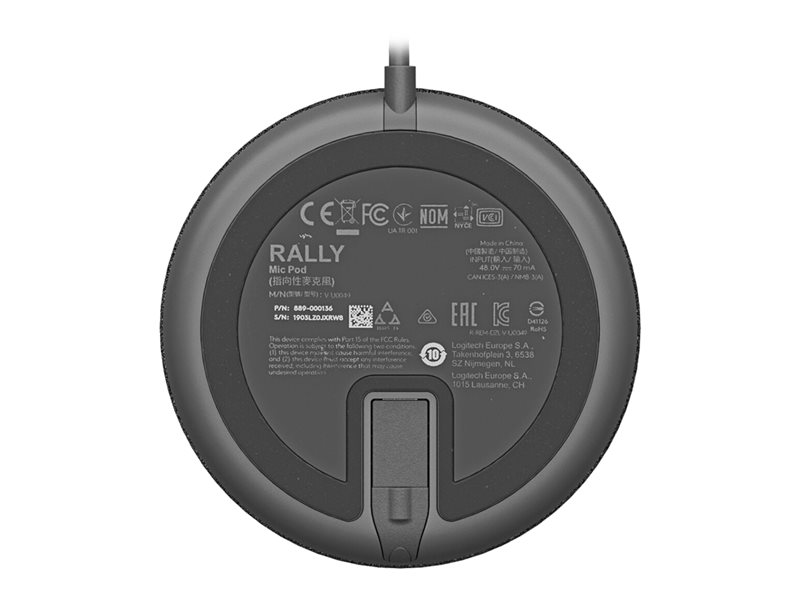 LOGI Rally Mic Pod - GRAPHITE