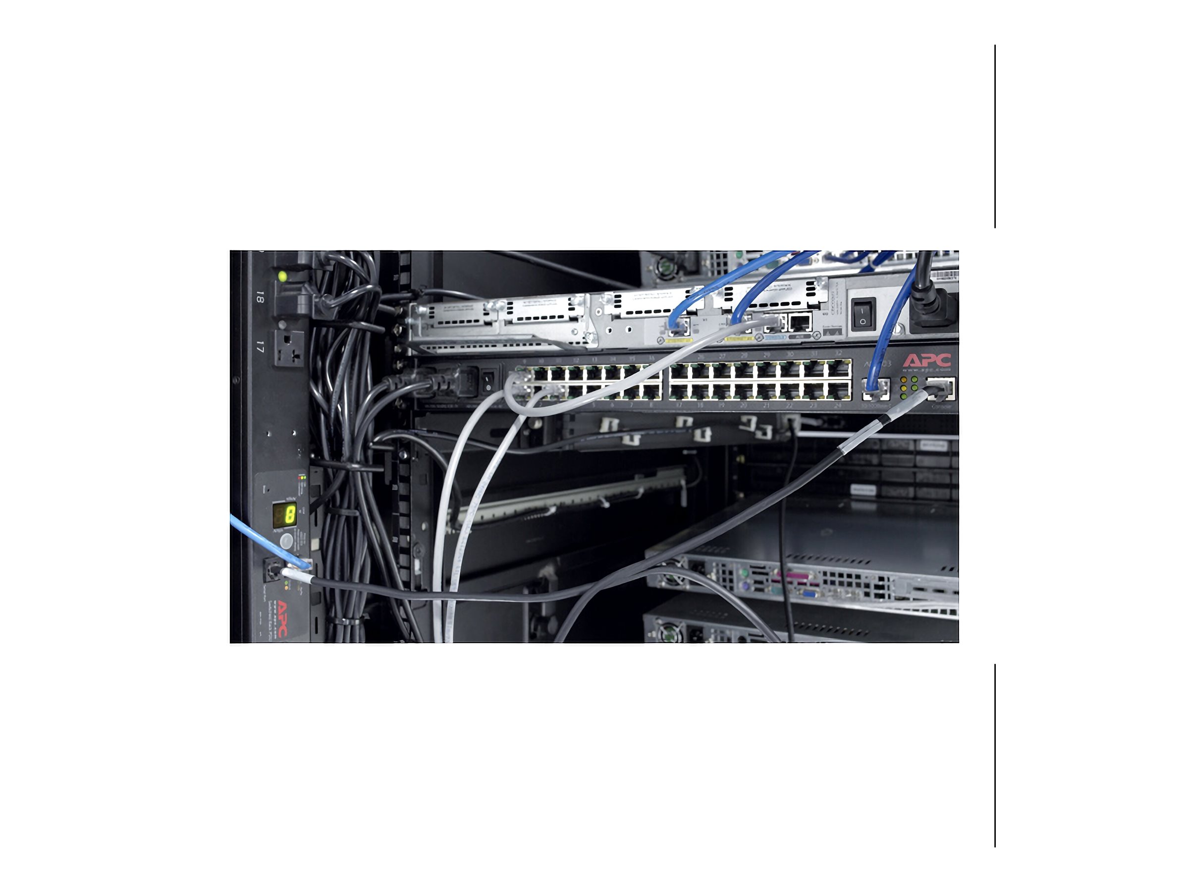 APC - Rack cable management panel | SHI Direct