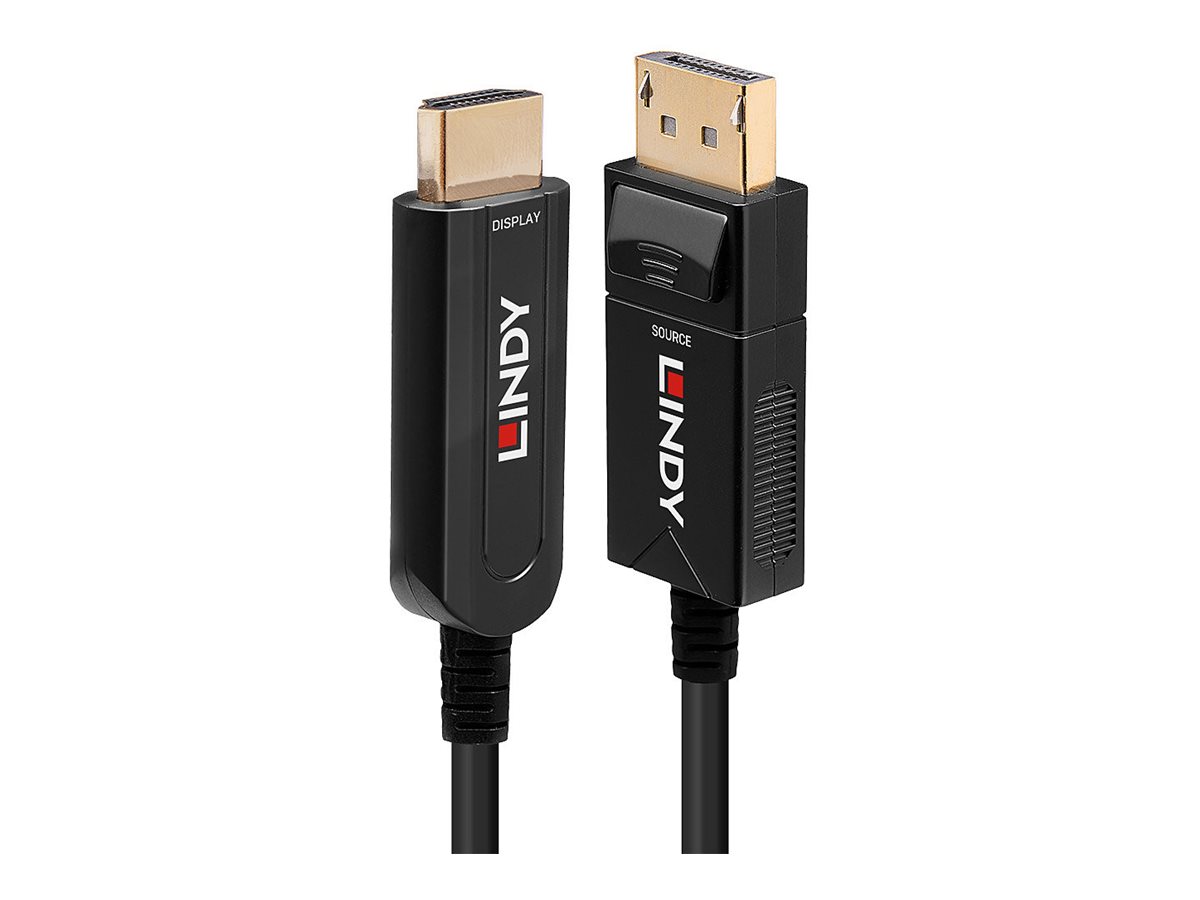 LINDY DP 1.2 to HDMI 18G AOC Cable 20m