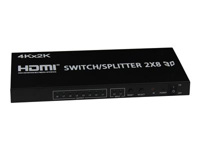 4XEM 4XHDMI2X84K - Video/audio splitter