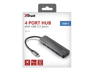 Product | Halyx USB-C to USB-A 3.2 Hub - hub - 4 ports