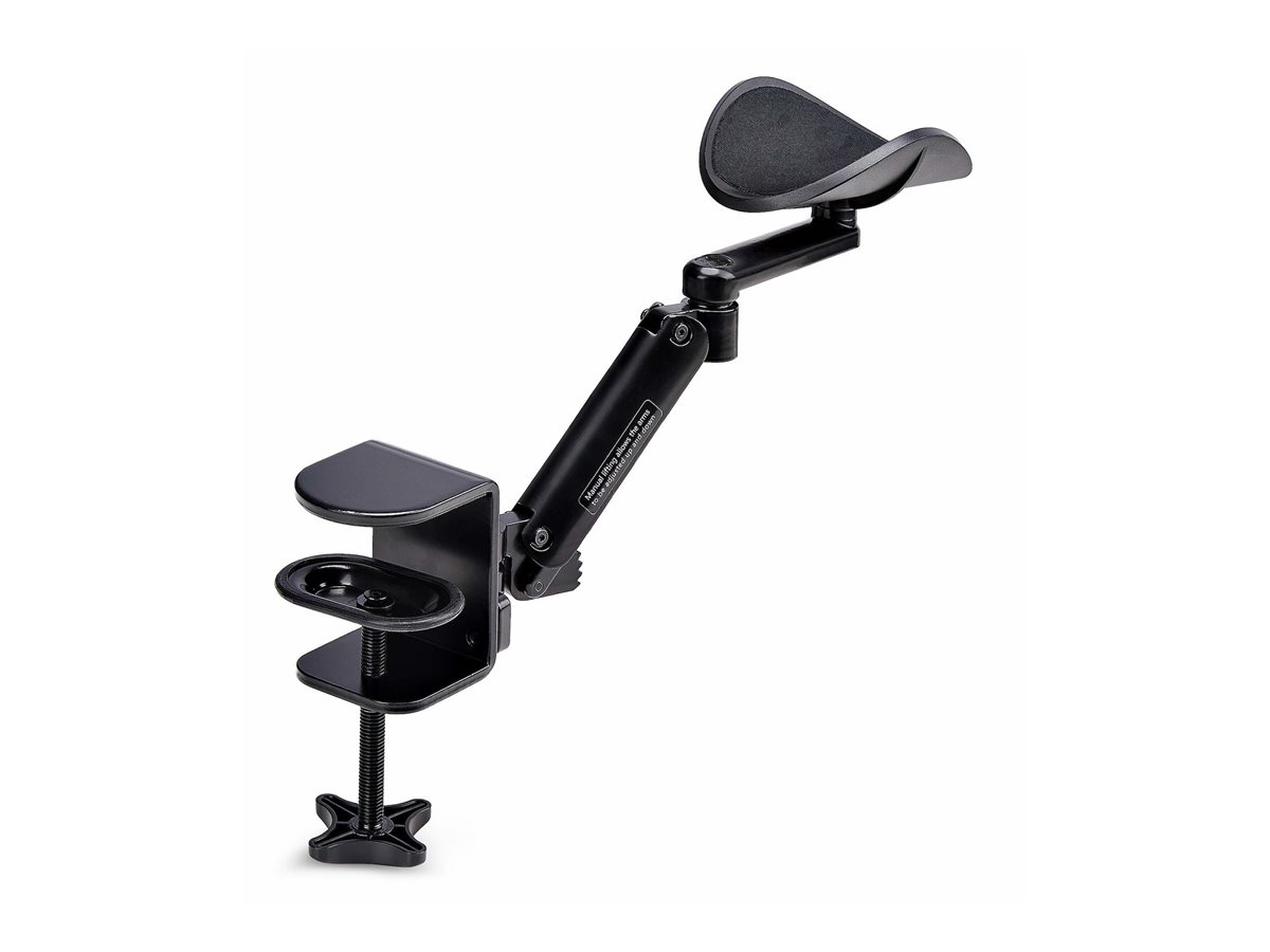 StarTech.com Adjustable Arm Rest For Desk, Clamp-On Install/No Drilling montážní sada - černá – foto 3