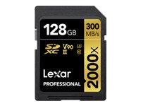 Lexar Professional SDXC UHS-II Memory Card 128GB 300MB/s