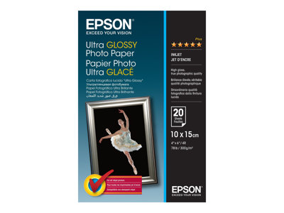 Premium Glossy Photo Paper - (2 for 1), 100 x 150 mm, 255g/m2, 80 Sheets, Paper and Media, Ink & Paper, Products