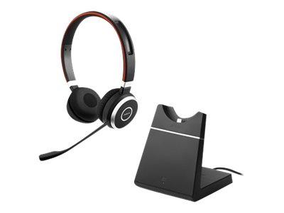 Jabra Evolve 65+ UC stereo Headset on-ear Bluetooth wireless NFC USB