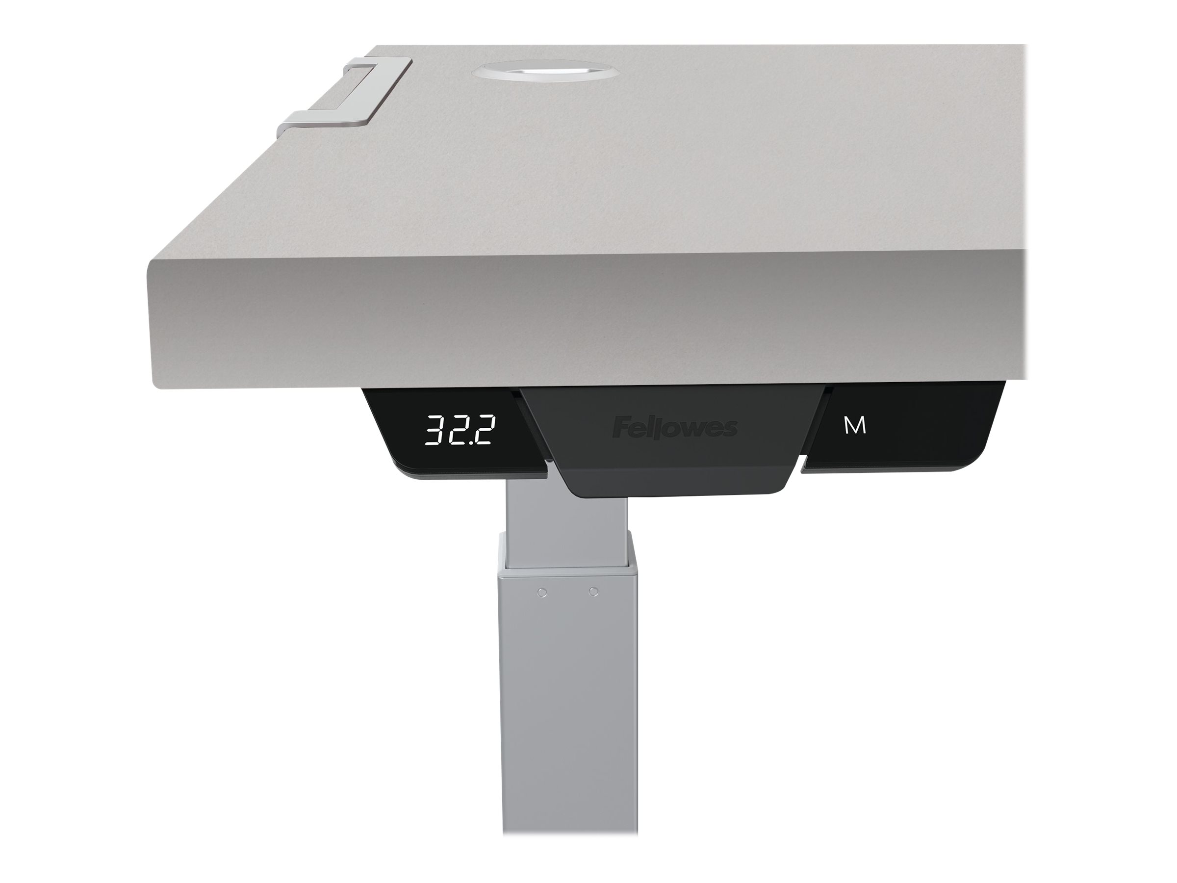 FELLOWES PLATEAU SEUL GRIS CLAIR 140CM X