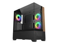 Cooler Master Elite 690 Wood Tower ATX Sort