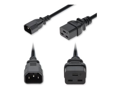 AddOn - Power cable - IEC 60320 C14 to IEC 60320 C19