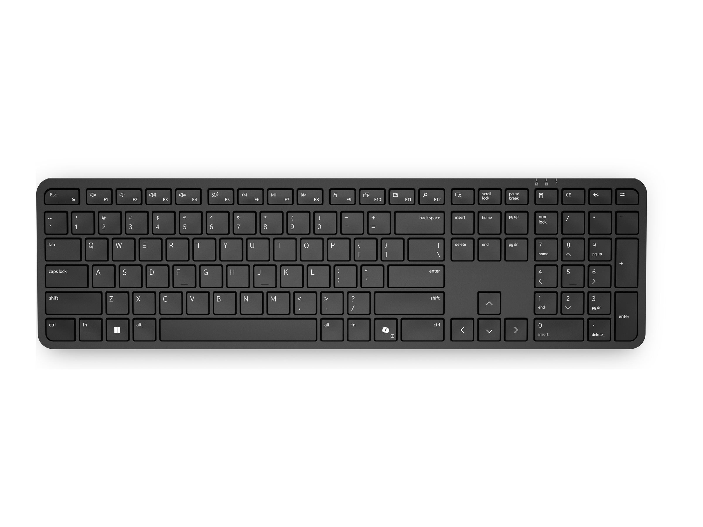 Dell Pro 5 KB526 keyboard full size QWERTY US black Input Product shot Back 79001