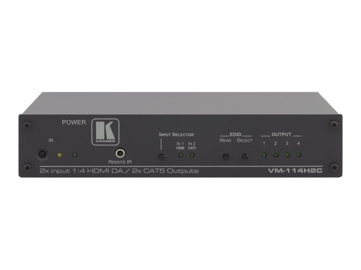 Kramer VM-114H2C 2x1:4 HDMI/Twisted Pair Switcher & Distribution Amplifier