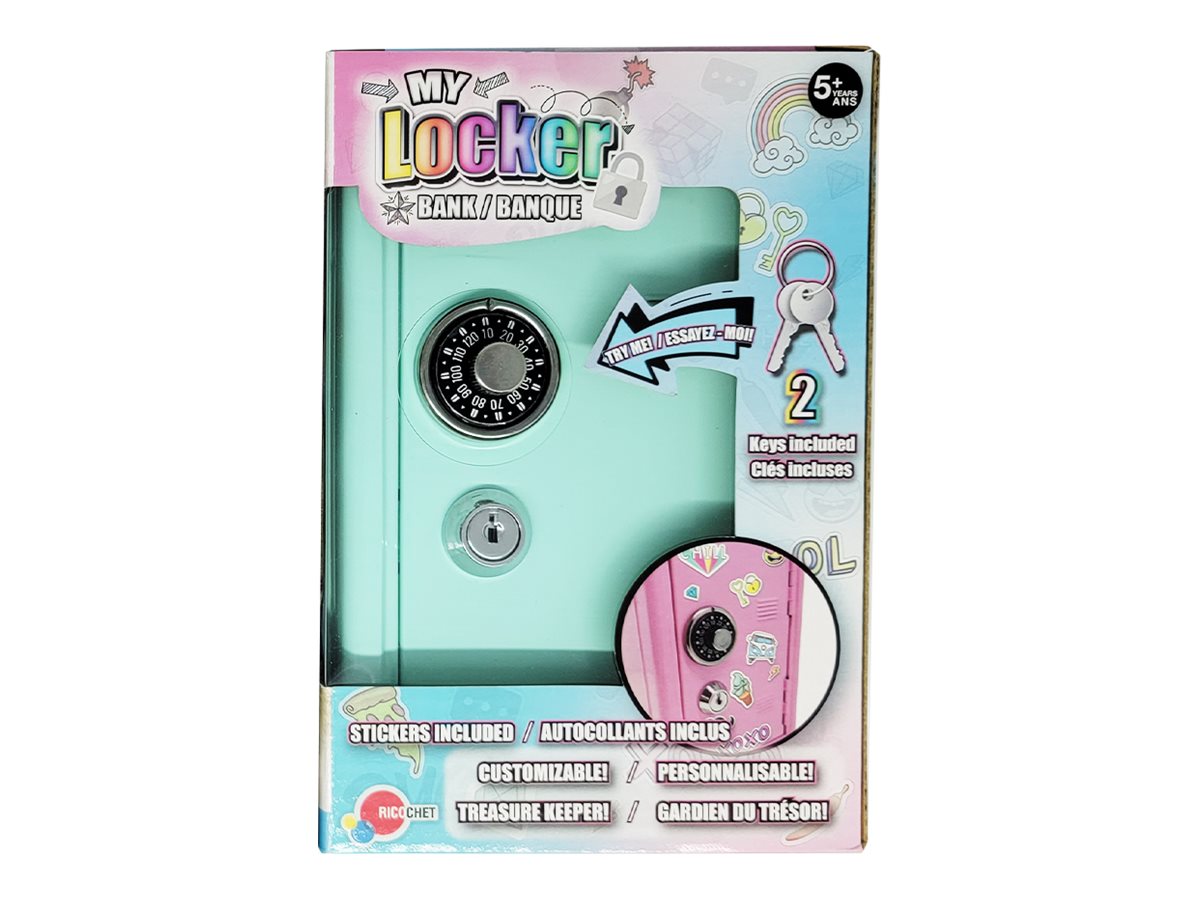 Ricochet My Locker Bank - Assorted