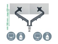 Leitz Ergo Monteringssæt 2 LCD displays 17'-32'