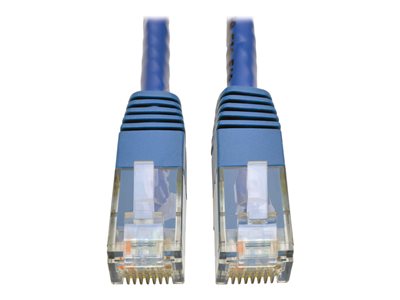 Tripp Lite Cat6 Gigabit Molded Patch Cable RJ45 M/M 550MHz 24 AWG Blue 7'
