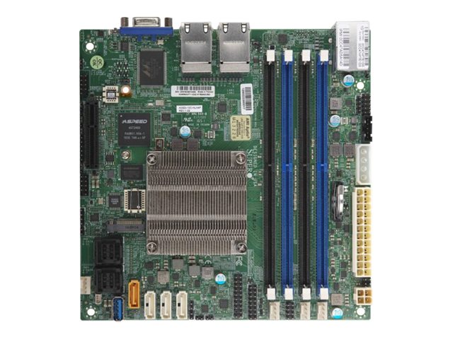 Płyta Główna Supermicro A2SDI-8C-HLN4F 1 CPU Mini-ITX High Perform,  QUAD GbE LAN, IPMI 