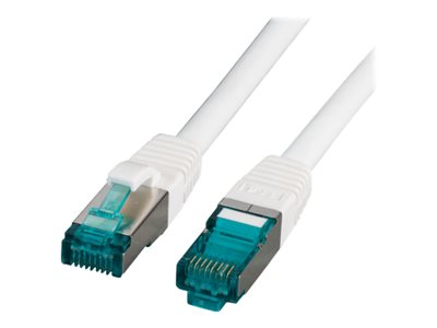 EFB RJ45 Patchkabel S/FTP, Cat.6a, LSZH, 1m, weiß - MK6001.1W