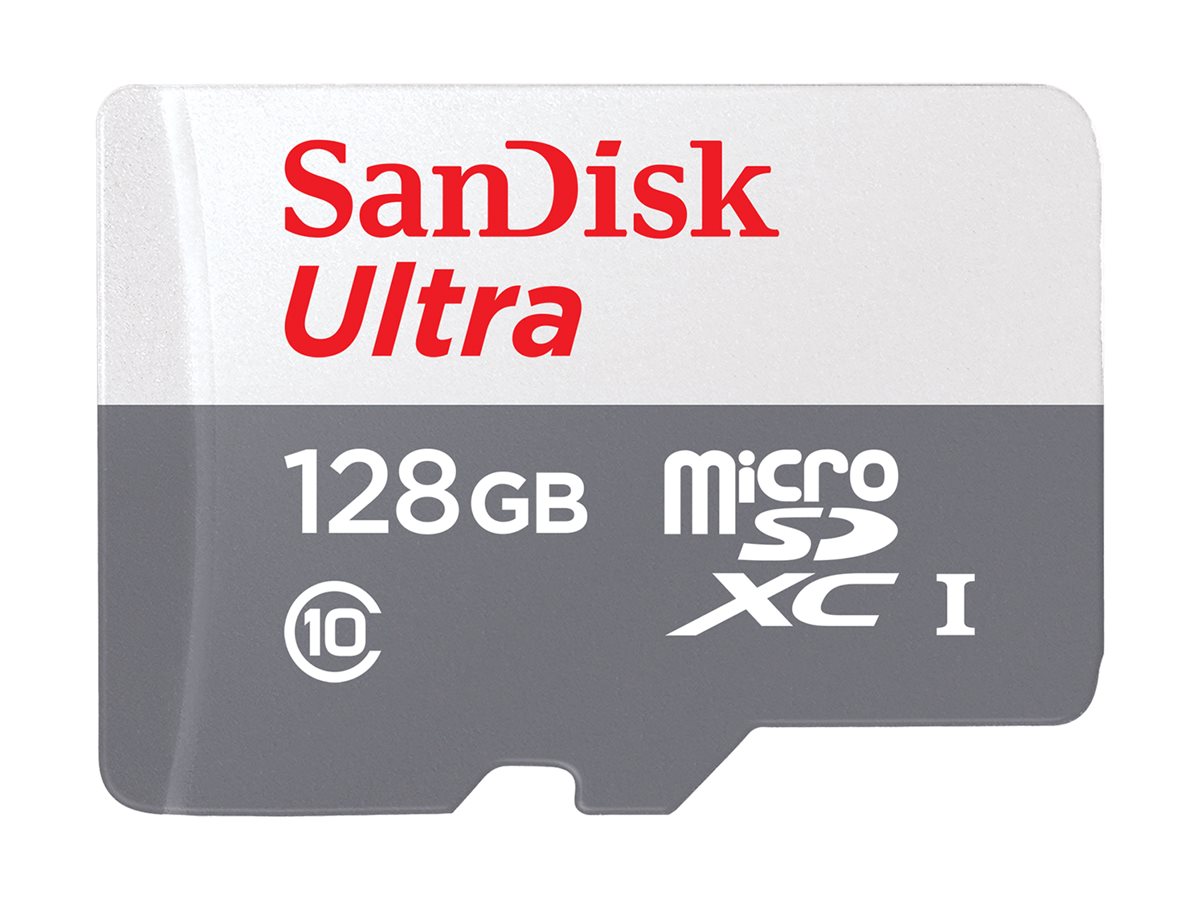 SanDisk Ultra - paměťová karta flash - 128 GB - microSDXC UHS-I