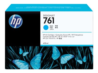 HP 761 Tinte cyan 400ml